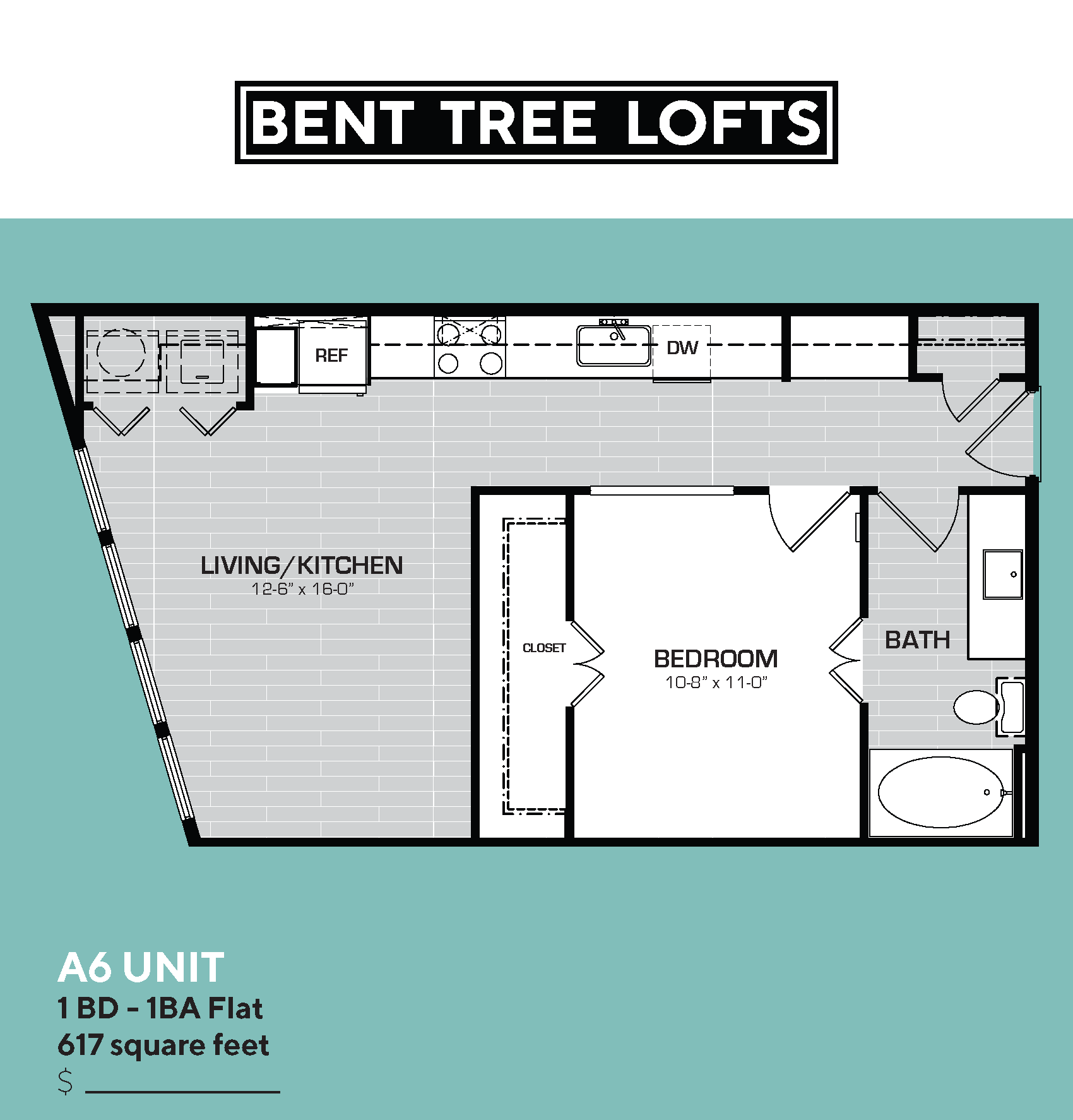 A6 floor plan